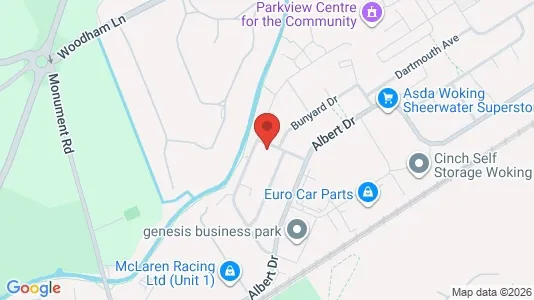 Apartments for rent i Woking - Surrey - kort over placeringen