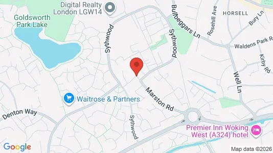 Apartments for rent i Woking - Surrey - kort over placeringen