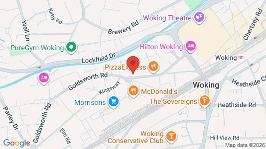Apartments for rent i Woking - Surrey - kort over placeringen