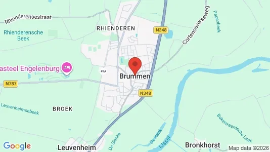 Houses for rent i Brummen - kort over placeringen