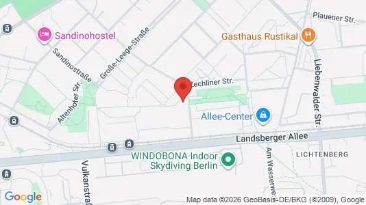 Apartments for rent i Berlin Lichtenberg - kort over placeringen