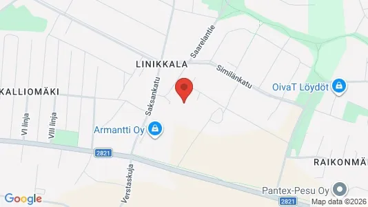 Apartments for rent i Forssa - kort over placeringen