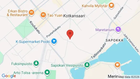 Apartments for rent i Kotka - kort over placeringen