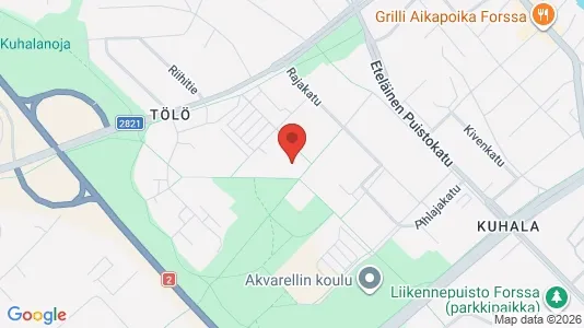 Apartments for rent i Forssa - kort over placeringen