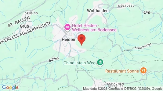 Apartments for rent i Vorderland - kort over placeringen