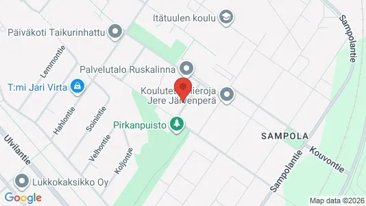 Apartments for rent i Pori - kort over placeringen