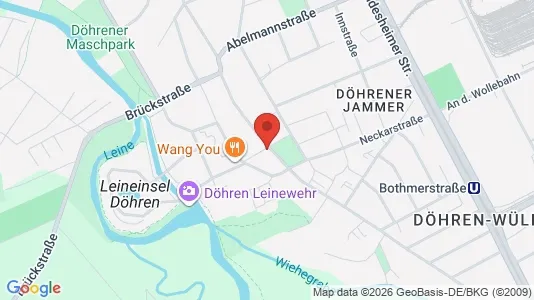 Apartments for rent i Hannover - kort over placeringen