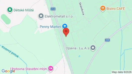 Apartments for rent i Cheb - kort over placeringen