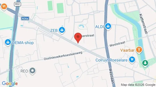 Apartments for rent i Roeselare - kort over placeringen