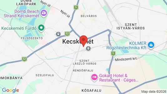 Houses for rent i Kecskeméti - kort over placeringen
