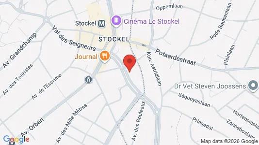 Apartments for rent i Brussels Sint-Pieters-Woluwe - kort over placeringen
