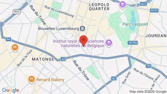 Apartments for rent i Brussels Elsene - kort over placeringen