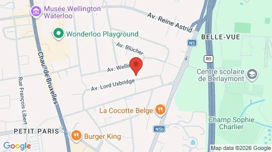 Apartments for rent i Waterloo - kort over placeringen