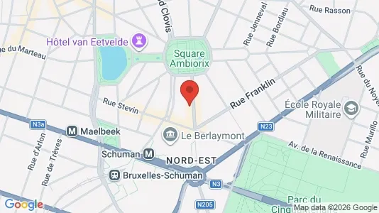 Apartments for rent i Stad Brussel - kort over placeringen