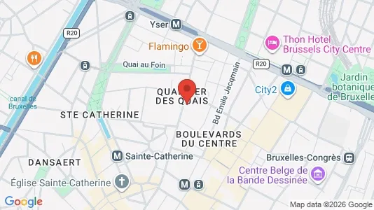 Apartments for rent i Stad Brussel - kort over placeringen