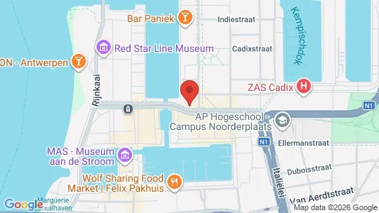 Apartments for rent i Stad Antwerp - kort over placeringen