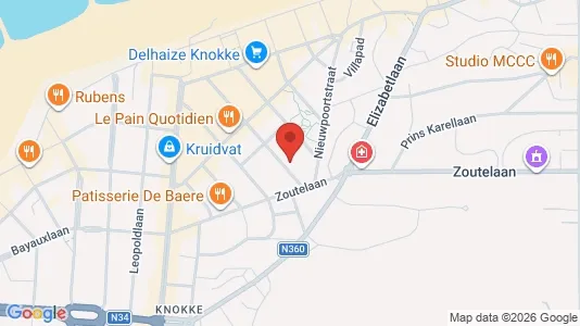 Apartments for rent i Knokke-Heist - kort over placeringen