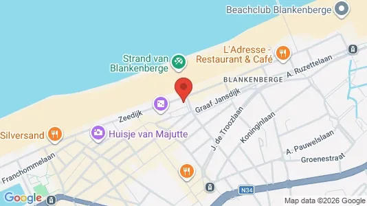 Apartments for rent i Blankenberge - kort over placeringen
