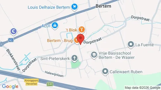 Apartments for rent i Bertem - kort over placeringen