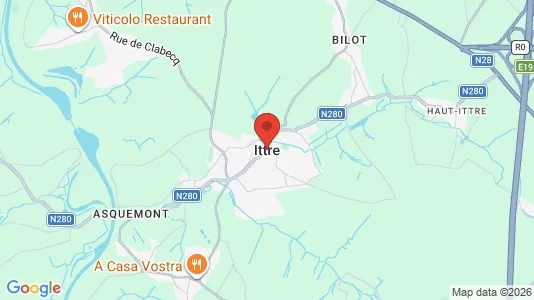 Houses for rent i Itter - kort over placeringen