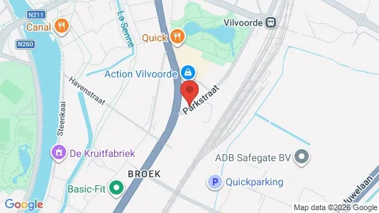 Apartments for rent i Vilvoorde - kort over placeringen