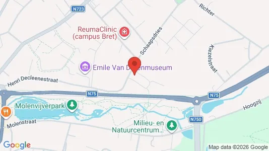 Apartments for rent i Genk - kort over placeringen