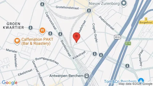 Apartments for rent i Antwerp Berchem - kort over placeringen