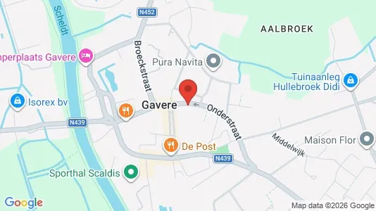 Apartments for rent i Gavere - kort over placeringen