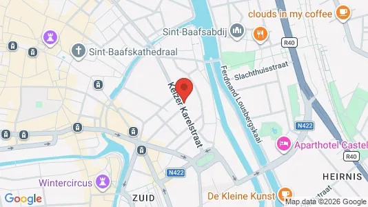 Apartments for rent i Stad Gent - kort over placeringen