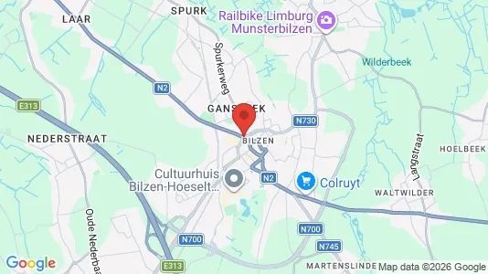 Apartments for rent i Bilzen - kort over placeringen