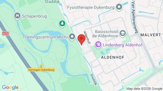Apartments for rent i Nijmegen - kort over placeringen