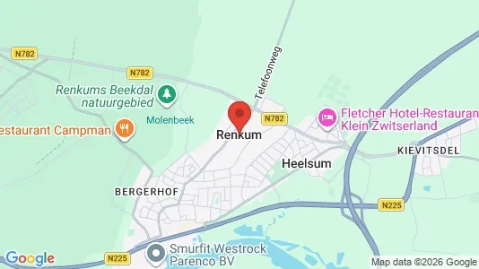 Houses for rent i Renkum - kort over placeringen