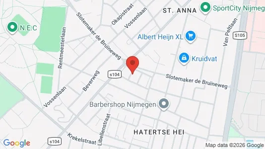 Apartments for rent i Nijmegen - kort over placeringen