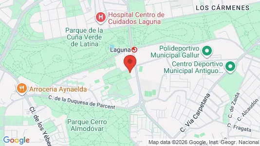 Apartments for rent i Madrid Latina - kort over placeringen