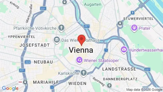 Apartments for rent i Vienna Innere Stadt - kort over placeringen