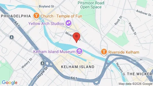 Apartments for rent i Sheffield - South Yorkshire - kort over placeringen