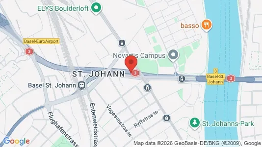 Apartments for rent i Basel-Stadt - kort over placeringen
