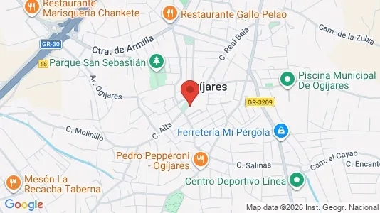 Apartments for rent i Gójar - kort over placeringen