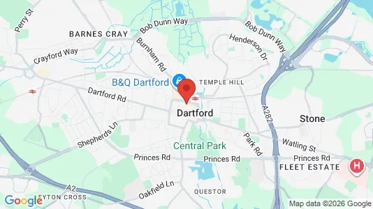Apartments for rent i Dartford - Kent - kort over placeringen
