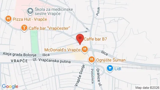 Apartments for rent i Sljeme (Medvednica-Tomislavac) - kort over placeringen