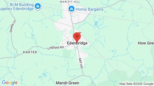 Apartments for rent i Edenbridge - Kent - kort over placeringen