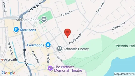 Apartments for rent i Arbroath - Angus - kort over placeringen