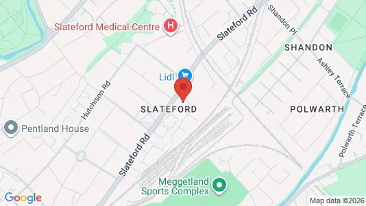 Apartments for rent i Edinburgh - Midlothian - kort over placeringen