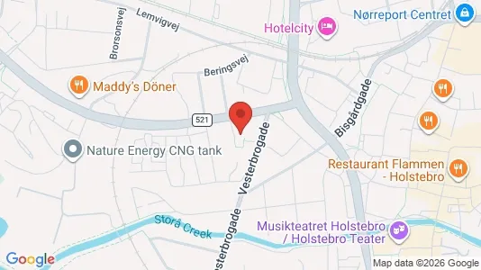 Apartments for rent i Holstebro - kort over placeringen