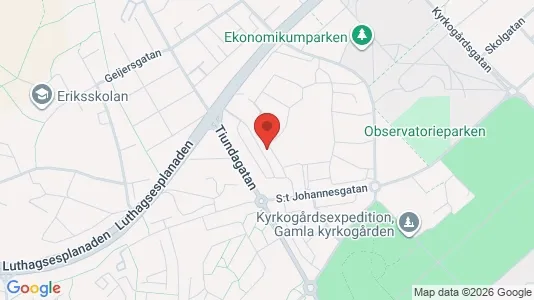 Rooms for rent i Uppsala - kort over placeringen
