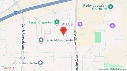 Apartments for rent i Uppsala - kort over placeringen