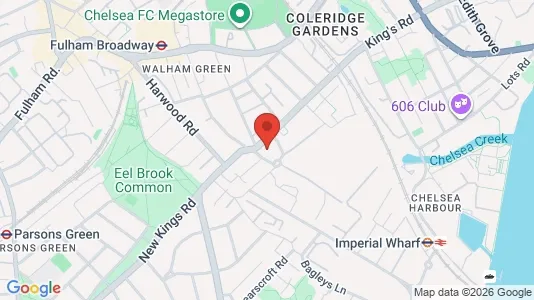 Apartments for rent i London SW6 - kort over placeringen