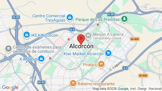 Apartments for rent i Alcorcón - kort over placeringen