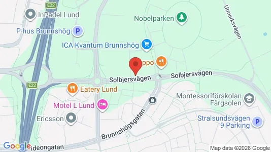 Apartments for rent i Lund - kort over placeringen