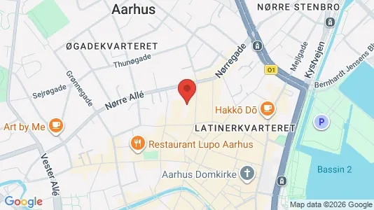 Apartments for rent i Aarhus C - kort over placeringen